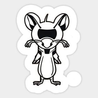 Funny Rat Sticker